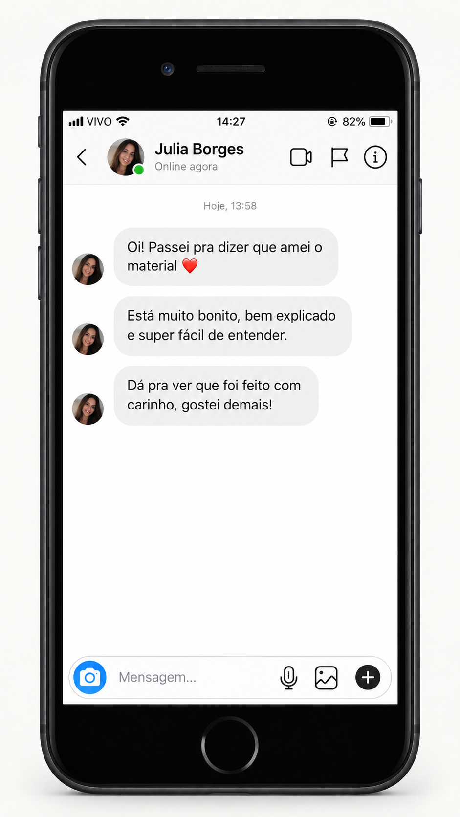 Depoimento de pais sobre o material 3